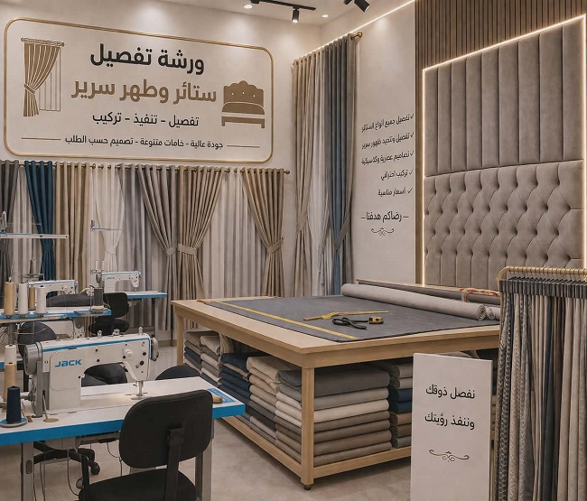 محلات تفصيل ستائر في جدة - أسعار تفصيل الكنب في جدة